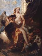 Giovanni Battista Tiepolo Opening time the truth oil on canvas